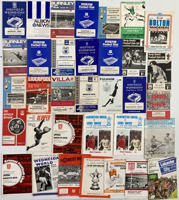 Lot 97 - FOOTBALL MEMORABILIA - MANCHESTER UNITED AWAY PROGRAMMES LATE 1960S.