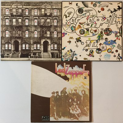 Lot 703 - LED ZEPPELIN - LPs (UK 'PLUM ATLANTIC' PRESSINGS)
