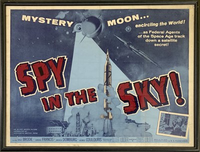 Lot 294 - SPY IN THE SKY )1958) ORIGINAL UK QUAD POSTER.