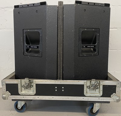 Lot 17 - STRAWBERRY STUDIOS - STRAWBERRY RENTALS COLLECTION - JBL ARRAY 4892 PAIR IN FLIGHT CASE.
