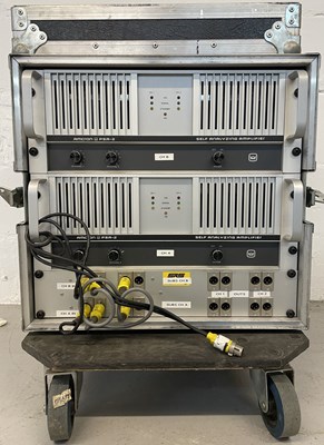Lot 21 - STRAWBERRY STUDIOS - STRAWBERRY RENTALS COLLECTION - FLIGHT CASE WITH AMCRON AMP PSA 2.