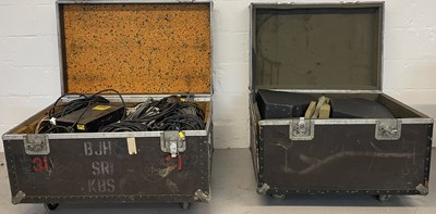 Lot 25 - STRAWBERRY STUDIOS - STRAWBERRY RENTALS COLLECTION - MONITORS AND SPARES IN FLIGHT CASES.
