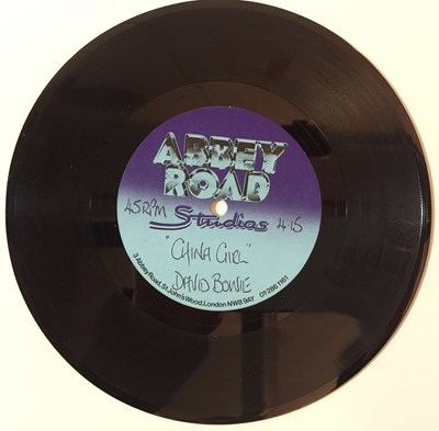 Lot 41 - David Bowie - China Girl 7" (Abbey Road Acetate)