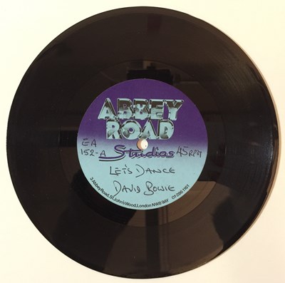Lot 44 - David Bowie - Let's Dance 7" (Abbey Road Acetate)