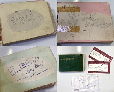Lot 396 - AUTOGRAPH BOOK TO INCLUDE THE BEATLES / ROLLING STONES / ROY ORBISON.