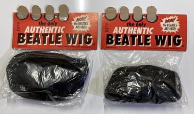Lot 76 - THE BEATLES - A PAIR OF WIGS MANUFACTURED BY LOWELL.