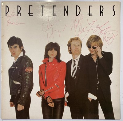 Lot 258 - THE PRETENDERS - A SIGNED ALBUM SLEEVE.