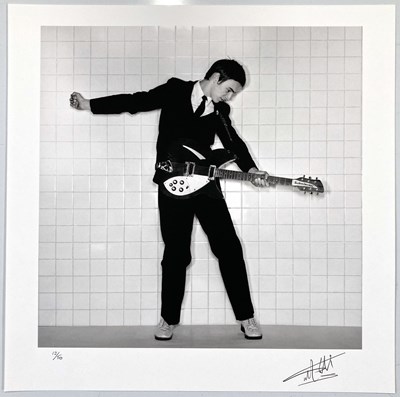 Lot 378 - THE JAM - LIMITED EDITION SIGNED PHOTO PRINT BY MARTYN GODDARD.