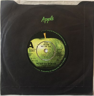 Lot 1 - Paul & Linda McCartney - The Back Seat Of My Car 7" (Original UK Demo - Apple R 5914)