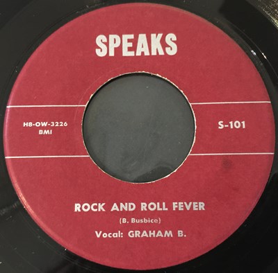 Lot 245 - GRAHAM B, BUZZ BUSBY - ROCK AND ROLL FEVER / I'LL ALWAYS WONDER WHY (SPEAKS - S-102)