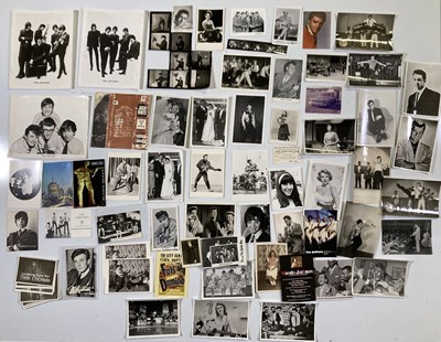 Lot 331 - ROCK AND ROLL MEMORABILIA - CONTACT SHEETS / PHOTOS / POSTCARDS - 60S STARS.