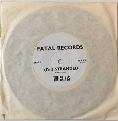 Lot 115 - The Saints - (I'm) Stranded 7" (Original Australian Release - Fatal Records, With Bio Press Releases)