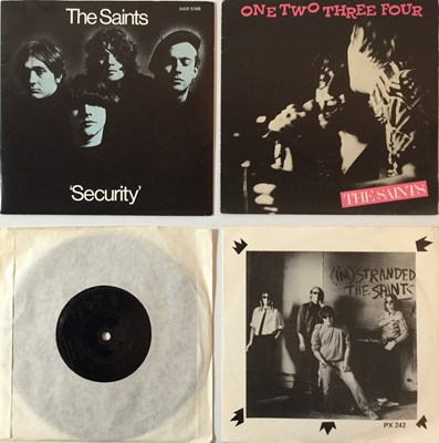 Lot 113 - The Saints - 7"/LP (Plus Bio Press Release)