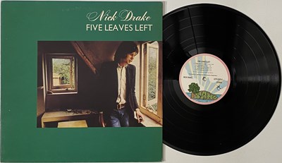 Lot 737 - NICK DRAKE - FIVE LEAVES LEFT LP (UK PINK-RIM REISSUE - ISLAND ILPS 9105)