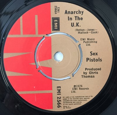 Lot 792 - SEX PISTOLS - ANARCHY IN THE UK 7" (CHRIS THOMAS MISCREDIT - EMI 2566)