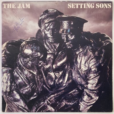 Lot 379 - THE JAM - FULLY SIGNED COPY OF 'SETTING SONS'.