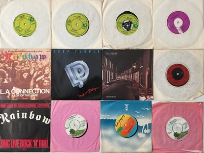 Lot 853 - DEEP PURPLE & RELATED / HEAVY ROCK - 7" COLLECTION