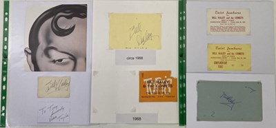 Lot 341 - BILL HALEY - AUTOGRAPHS.