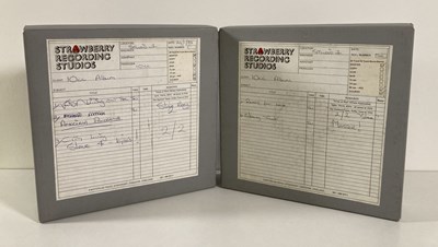 Lot 355 - 10CC ALBUM MASTER TAPE REELS - STRAWBERRY STUDIOS.