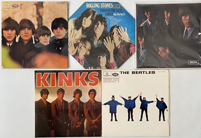 Lot 910 - ROLLING STONES/ BEATLES/ KINKS - LP PACK