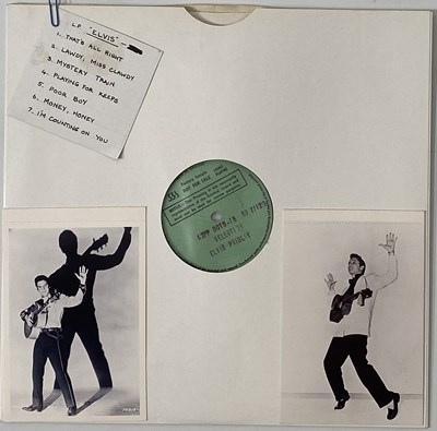 Lot 921 - ELVIS PRESLEY - ELVIS LP (UK 1959) - ORIGINAL FACTORY SAMPLE TEST PRESSING