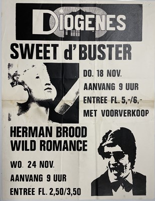 Lot 15 - HERMAN BROOD - A 1970S CONCERT POSTER.