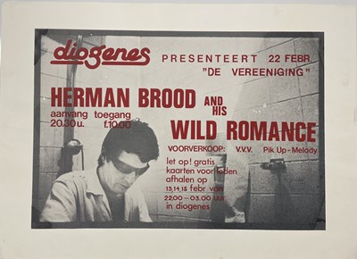 Lot 18 - HERMAN BROOD - A CONCERT POSTER C 1970S.