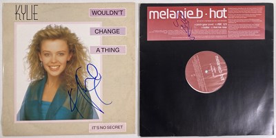 Lot 299 - POP MUSIC - SIGNED RECORDS INC KYLIE MINOGUE.