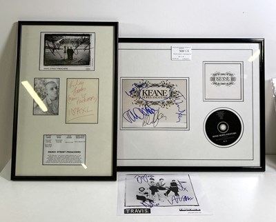 Lot 311 - SIGNED ITEMS - INDIE BANDS INC MANIC STREET PREACHERS.