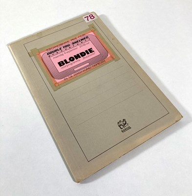 Lot 407 - BLONDIE - 1978 CONCERT EPHEMERA INC CONTRACT / SET LIST / PASSES.