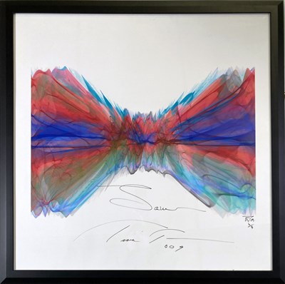 Lot 420 - TINA TURNER - SIGNED 'SOUND WAVE' NUTBUSH CITY LIMITS LIMITED EDITION PRINT.