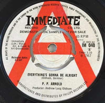 Lot 23 - P.P. ARNOLD - EVERYTHING's GONNA BE ALRIGHT/ LIFE IS NOTHING 7" (UK DEMO - IMMEDIATE IM 040)