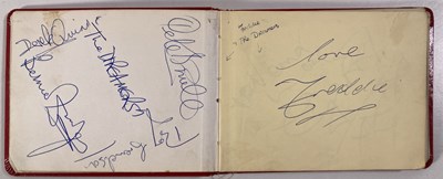 Lot 134 - AUTOGRAPH BOOK WITH SIGNATURES FROM THE BEATLES / ROY ORBISON / CILLA BLACK AND MORE.