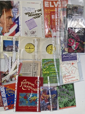 Lot 123 - PROGRAMMES - INC FAIRPORT CONVENTION EPHEMERA.
