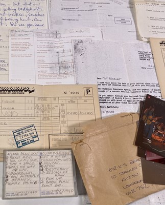 Lot 65 - GINGER / KOFI BAKER - DOCUMENTATION / LETTERS.