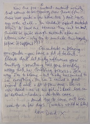 Lot 65 - GINGER / KOFI BAKER - DOCUMENTATION / LETTERS.
