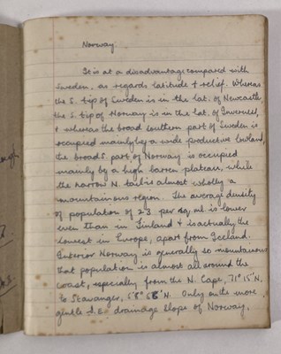 Lot 151 - THE BEATLES - PAUL MCCARTNEY'S LIVERPOOL INSTITUTE SCHOOL BOOK C 1959