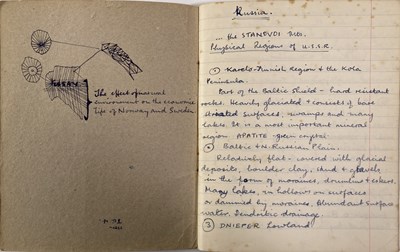 Lot 151 - THE BEATLES - PAUL MCCARTNEY'S LIVERPOOL INSTITUTE SCHOOL BOOK C 1959