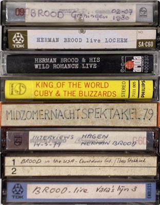 Lot 28 - HERMAN BROOD - CASSETTE COLLECTION INC INTERVIEWS WITH BROOD'S MOTHER.