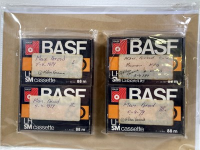 Lot 28 - HERMAN BROOD - CASSETTE COLLECTION INC INTERVIEWS WITH BROOD'S MOTHER.