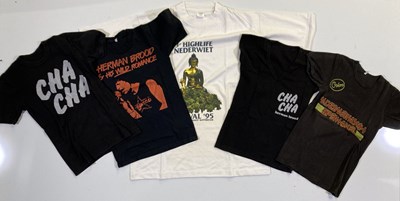 Lot 32 - HERMAN BROOD - A COLLECTION OF ORIGINAL VINTAGE T-SHIRTS.