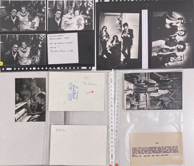 Lot 36 - HERMAN BROOD - COLLECTION OF ORIGINAL PROMO PHOTOS AND POSTCARDS.