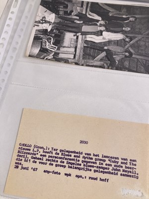 Lot 36 - HERMAN BROOD - COLLECTION OF ORIGINAL PROMO PHOTOS AND POSTCARDS.