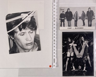 Lot 36 - HERMAN BROOD - COLLECTION OF ORIGINAL PROMO PHOTOS AND POSTCARDS.
