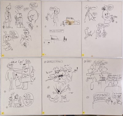 Lot 39 - HERMAN BROOD - ORIGINAL SKETCHES.