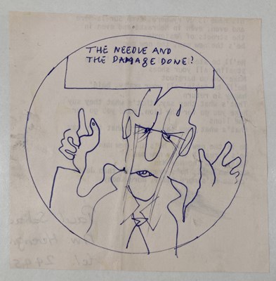 Lot 40 - HERMAN BROOD - ORIGINAL CARTOONS / DRAWINGS.