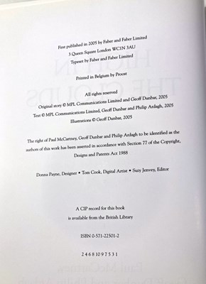 Lot 132 - THE BEATLES - HIGH IN THE CLOUDS BOOK SIGNED BY PAUL MCCARTNEY.