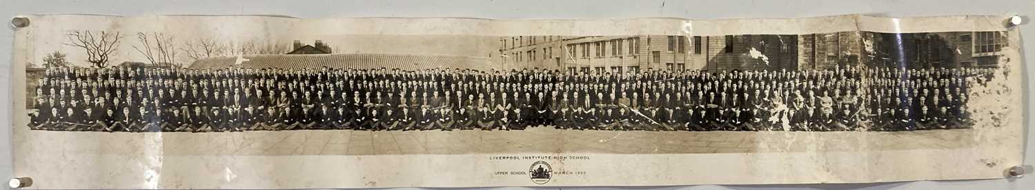 Lot 154 - THE BEATLES - ORIGINAL LIVERPOOL INSTITUTE SCHOOL PHOTOGRAPH 1960 - PAUL MCCARTNEY.