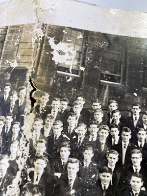 Lot 154 - THE BEATLES - ORIGINAL LIVERPOOL INSTITUTE SCHOOL PHOTOGRAPH 1960 - PAUL MCCARTNEY.