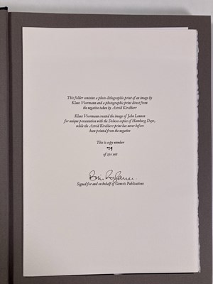Lot 100 - THE BEATLES - GENESIS PUBLICATIONS - HAMBURG DAYS DELUXE EDITION.
